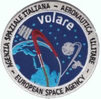 ESA   VOLARE Patch/Sticker   the ISS Projekt motiv of Luca Parmitano