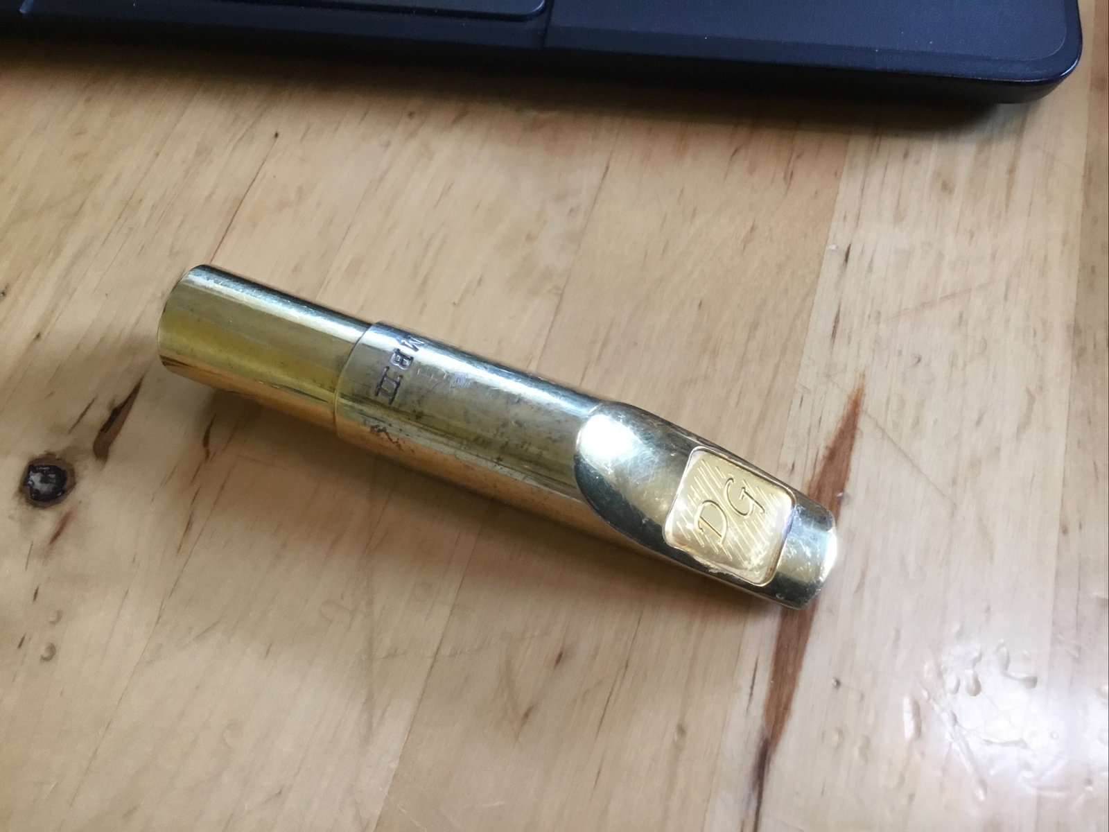 Dave Guardala MbII Tenor Sax Mouthpiece !gold Plated Measures .120