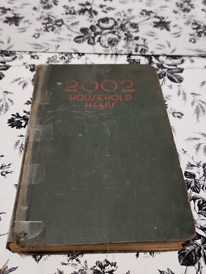 2002 Household Helps by Janet D. Myers Hard Bound 1941 Vintage