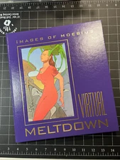 VIRTUAL MELTDOWN: IMAGES OF MOEBIUS Jean Giraud Graphitti HC Signed Numbered-HTF
