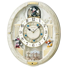 Seiko FW580W Disney Radio Music Wall Clock - White NEW