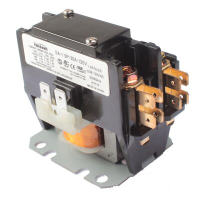 New SA-1.5P-30A-120V 1.5 Pole 30 AMP 40AMP 120V Coil Definite Purpose Contactor