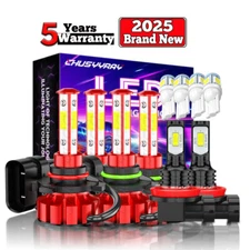 For Dodge Ram 1500 2500 3500 2013-2018 W/ Projector-type LED Headlight&Fog Bulbs