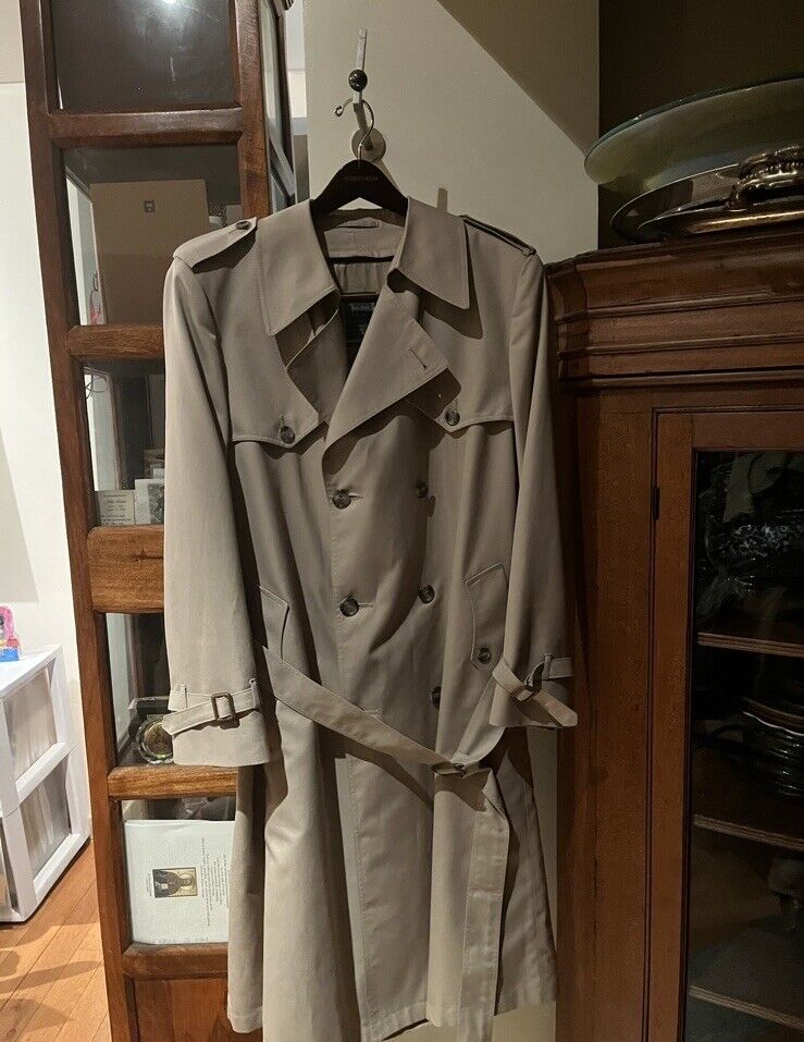 Vintage Christian Dior Trench Coat, Size L | eBay Vintage Christian Dior Trench Coat, Size L | eBay