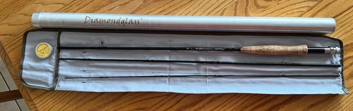 Vintage USA-Made Diamondback Diamondglass 7' 3wt 3-piece Fiberglass Fly Rod