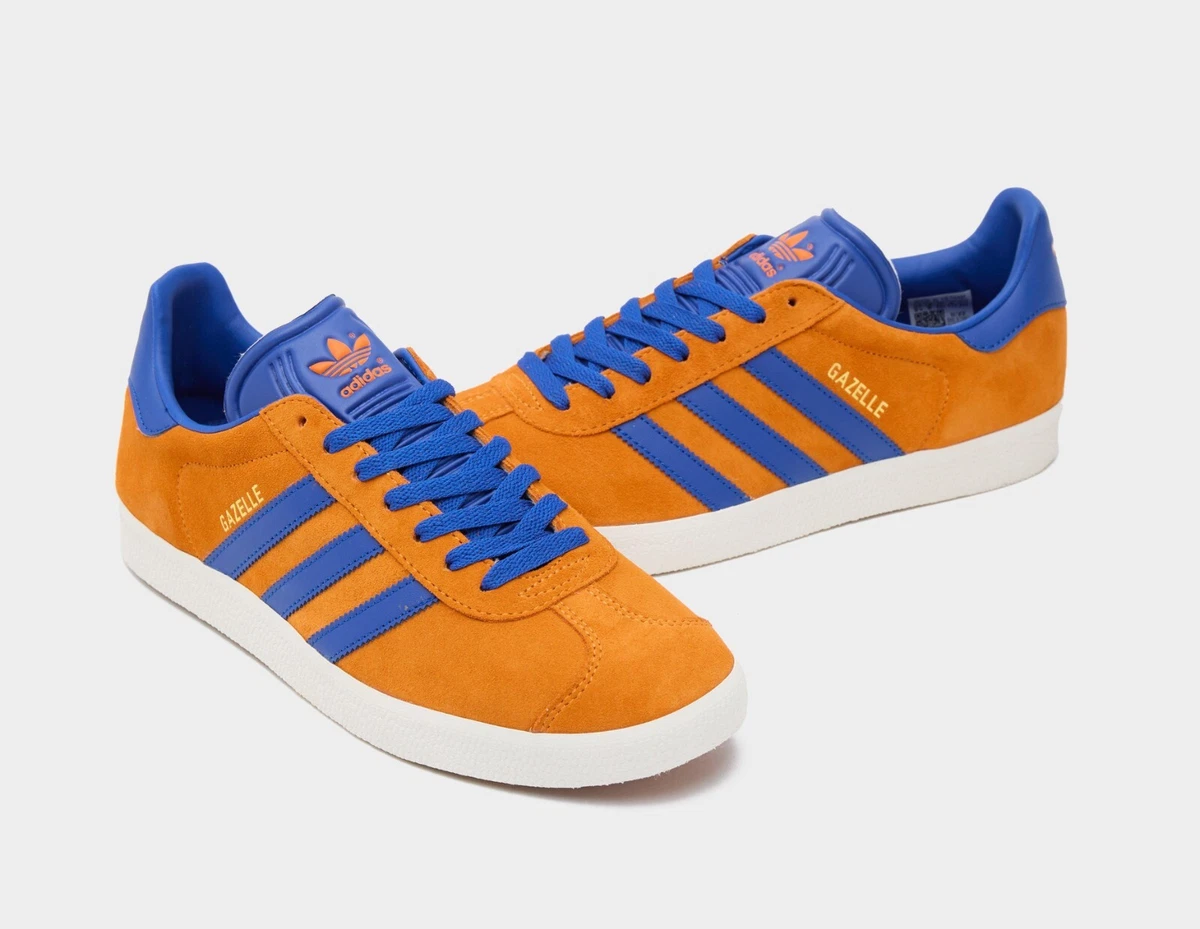 Adidas orange shop gazelle trainers