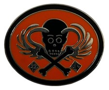 U.S. Military 7th Ranger Battalion Pin DI DUI Insignia Clutch Skull Cross Bones