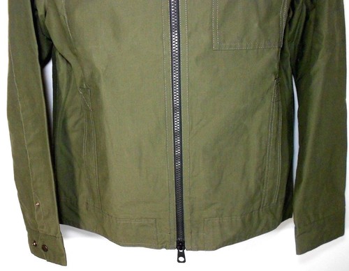 TIMBERLAND MT. DAVIS TIMELESS MEN'S MILITARY OLIVE WAXED JACKET SZ.M #A1O1J-H08 - Picture 5 of 9