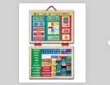 Melissa  Doug My First Daily Magnetic Activities Calendar Weather and Seasons