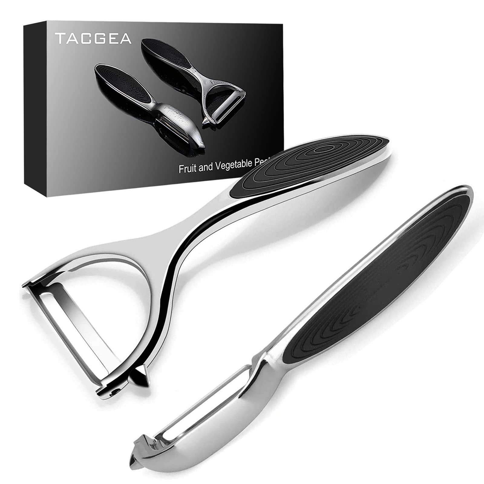 TACGEA Vegetable Peeler for Kitchen, Potato Peelers for Fruit Straight Blade, D
