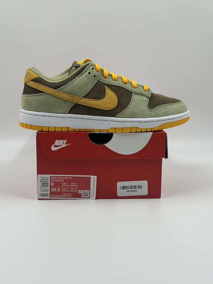 Nike Dunk Low Dusty Olive (DH5360-300) Sz: 9