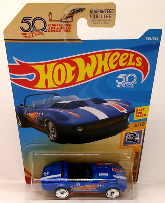 2018 HOT WHEELS 1:64 HW 50th RACE TEAM 3/10 BLUE CORVETTE GRAND SPORT ROADSTER
