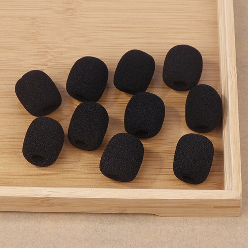 Headset Microphone Sponge For Motorcycle Intercom Helmet Bluetooth 10PCS - Afbeelding 6 van 9