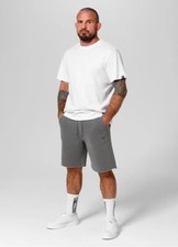 Pantaloncini Sportivi Uomo Rexcyril, Leggeri E Traspiranti In Poliestere, Per Corsa, Palestra E Tempo Libero, Grigio Taglia XL Con Tasca E Cintura Elastica