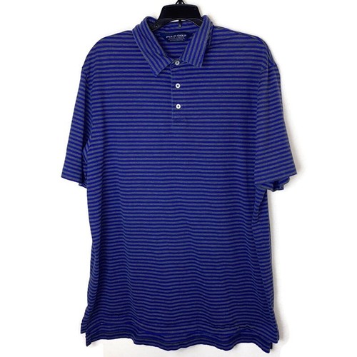 Ralph Lauren Polo Golf Shirt Size XL Mens Blue Gray Short Sleeve