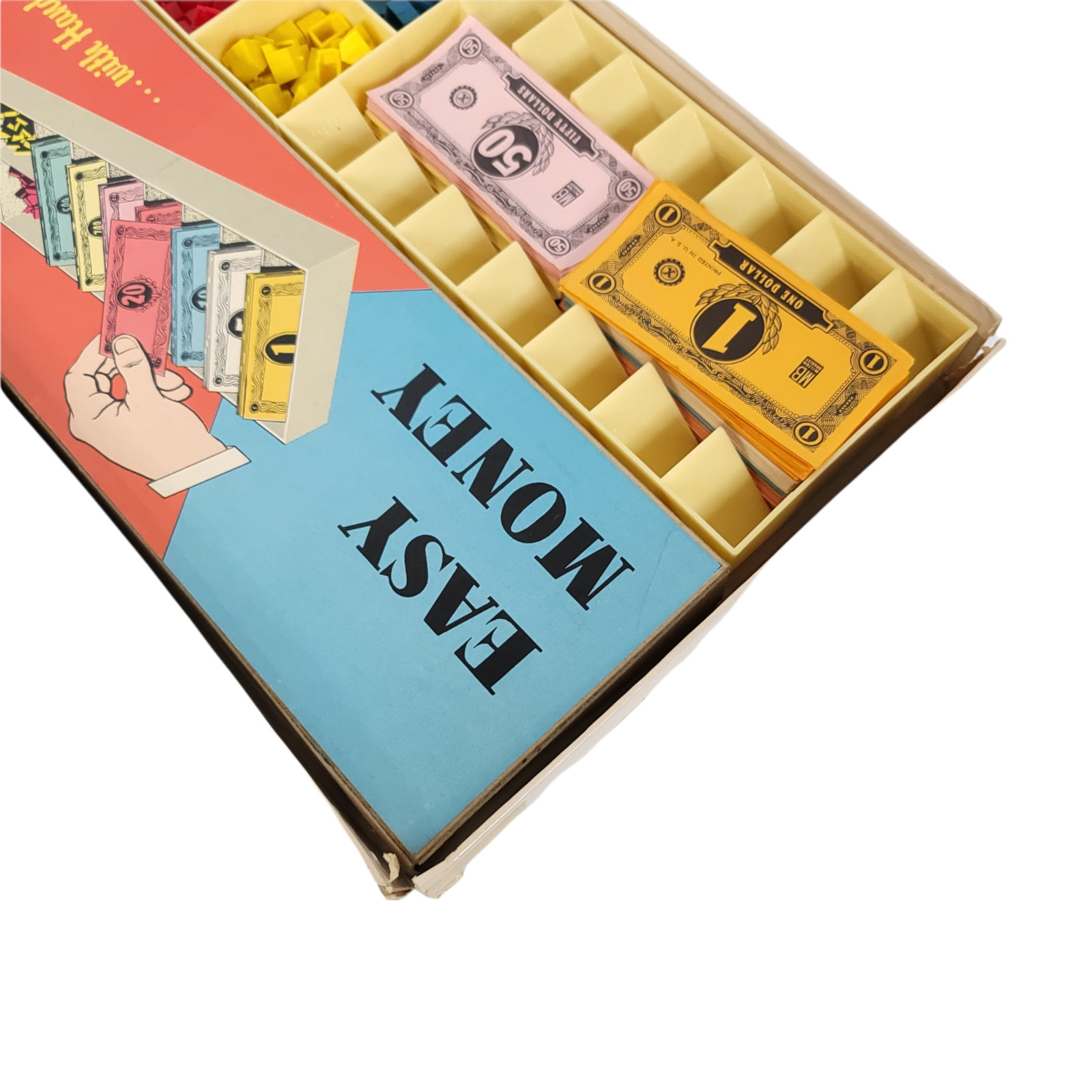 Milton Bradley The Game Of Easy Money Board Game 1956  4620  VINTAGE