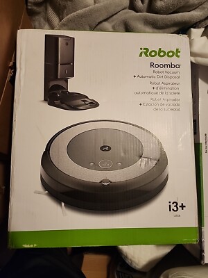 iRobot i3+ Plus Black Robotic Vacuum Cleaner Robot