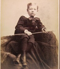 Victorian Antique Cabinet Card Photo of a Boy, Kid, Child