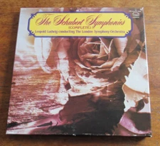 SCHUBERT The complete Symphonies LEOPOLD LUDVIG LONDON 5 LP BOX SET Vinyl record