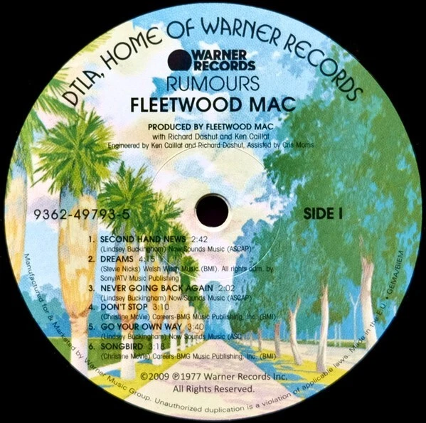 FLEETWOOD MAC - RUMOURS - LP VINYL NEW ALBUM - image 4 of 4