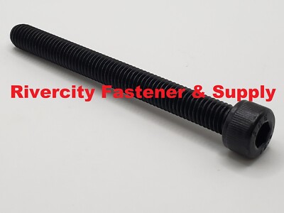 10 Bulloni M8-1.25x80mm, Testa A Brugola (Allen), In Acciaio Inox A2, Rivercity Fastener, Nuovi