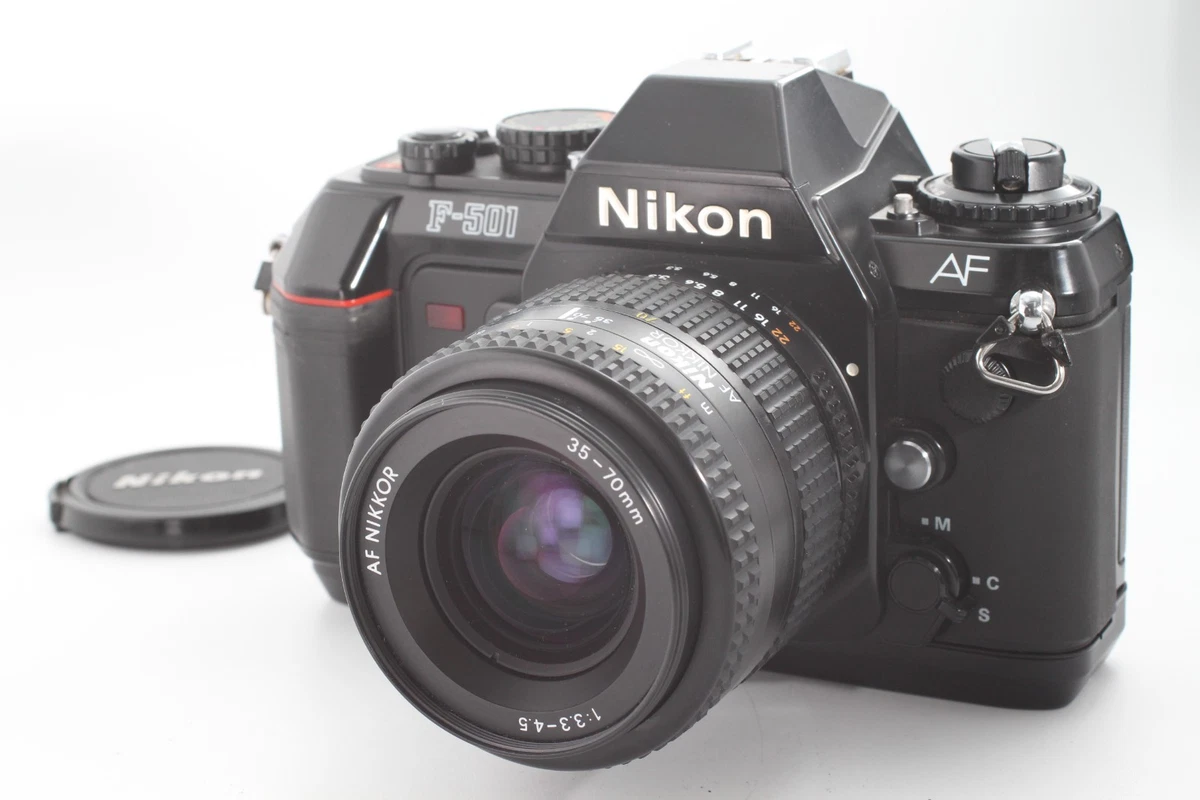 美品】Nikon F-501（AF NIKKOR 35-70mm付属） Nikon F-501 Film