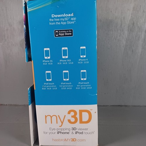 HASBRO MY 3D VIEWER POUR IPOD TOUCH ET IPHONE NEUF DANS SON EMBALLAGE D'ORIGINE - Photo 3 sur 5