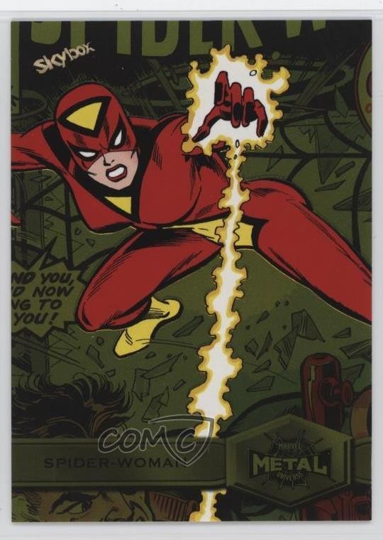 2022 Marvel Metal Universe Spider-Man Yellow Light FX Spider-Woman #187 15n7