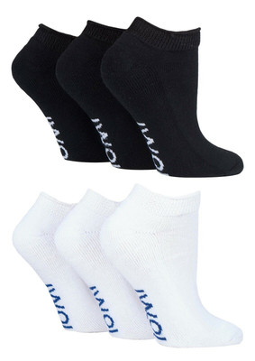 IOMI - 3 Paar extra breite lose Baumwoll-Trainer-Diabetikersocken für geschwollene Knöchel
