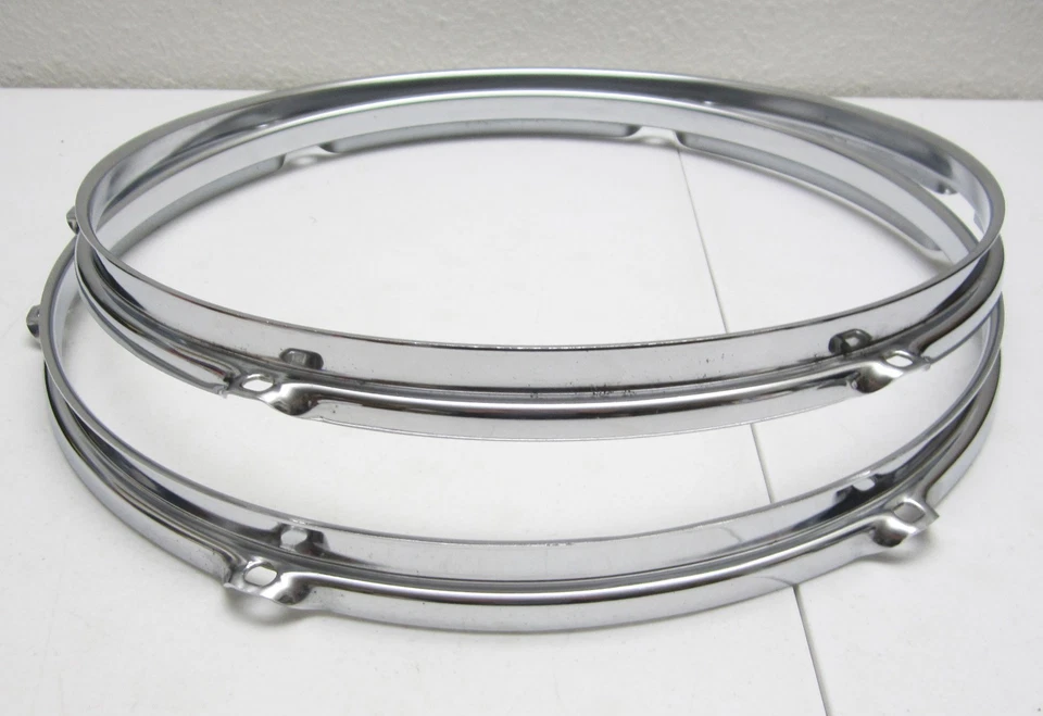 Set 2 SONOR 14" (Floor) TOM DRUM HOOPS/RIMS, 6-LUG (Force/2007/2005/Essential) - Image 2 of 3