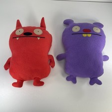 Ugly Doll Plush Trunko And Dave Darinko 13  Red And Purple No Care Tags