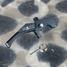 Maxx Model CNC Aluminum Advanced Speed Trigger Style D - Black MX-TRG002SDB 