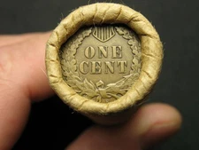 🔥ESTATE COIN ROLL 50 LINCOLN WHEAT CENT PENNIES w/S-MINT INDIAN HEAD! LOT 3ss