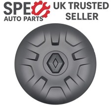 Genuine Renault Master 3 Wheel Trim Centre Hub Cap 16" fits 2010-On BLACK LOGO