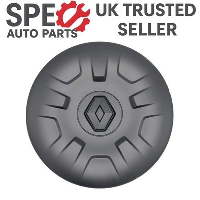 Genuine Renault Master 3 Wheel Trim Centre Hub Cap 16'' fits 2010-On BLACK LOGO