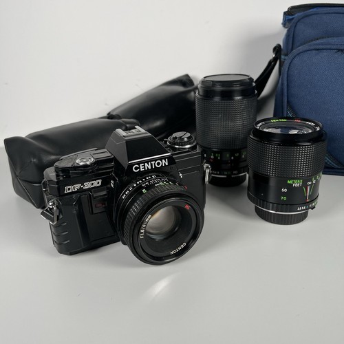 Centon DF-300 analoge Spiegelreflexkamera 35 mm & Objektiv Konvolut 70-210 mm & 28-70 mm ungetestet - Bild 1 von 15