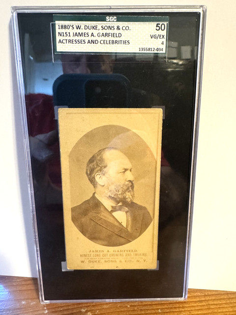 1880er W.Duke Sons & Co N151 James A. Garfield Schauspielerinnen & Promis SGC 4