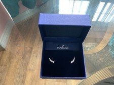swarovski earrings new in box with Swarovski gift bag