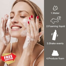 Owlyee Foam Bottle 2oz Foaming Pump Dispenser Lash Cleanser 3PCS Black