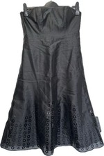 NEW Autograph Marks & Spencer Black Embellished Dress Size 10 Occasion