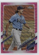 2021 Topps Chrome Update Target Pink Wave Refractor Brent Honeywell Jr 02ri