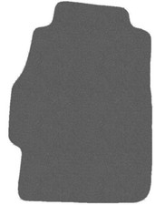Graphit Fußmatte, FAHRER Teppich für Honda Civic V 1991-1996 14xRand