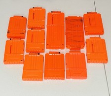 11 Nerf Gun Ammo Clip Magazine 12 Round 10 Round  6 Round Mags Lot