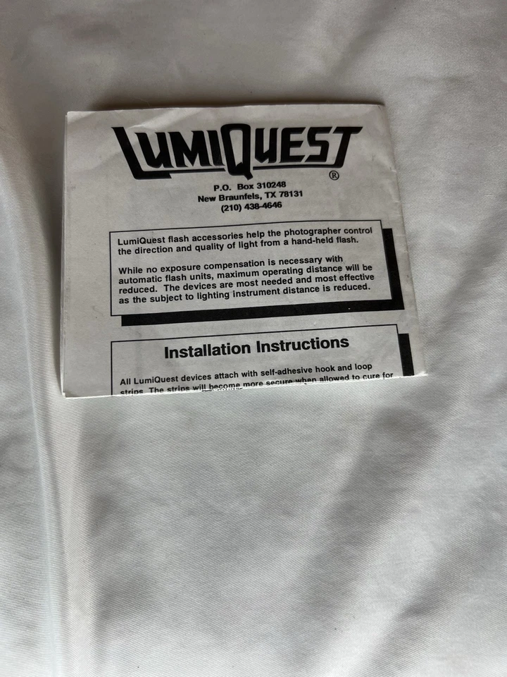 LumiQuest Promax SOFTBOX Flash Diffuser for external Flash - Image 2 of 4