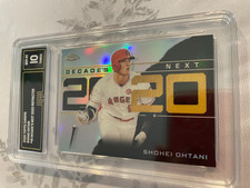 SHOHEI OHTANI ANGELS 2020 TOPPS CHROME DECADES NEXT 2020 REFRACTOR #18 GRADED 10