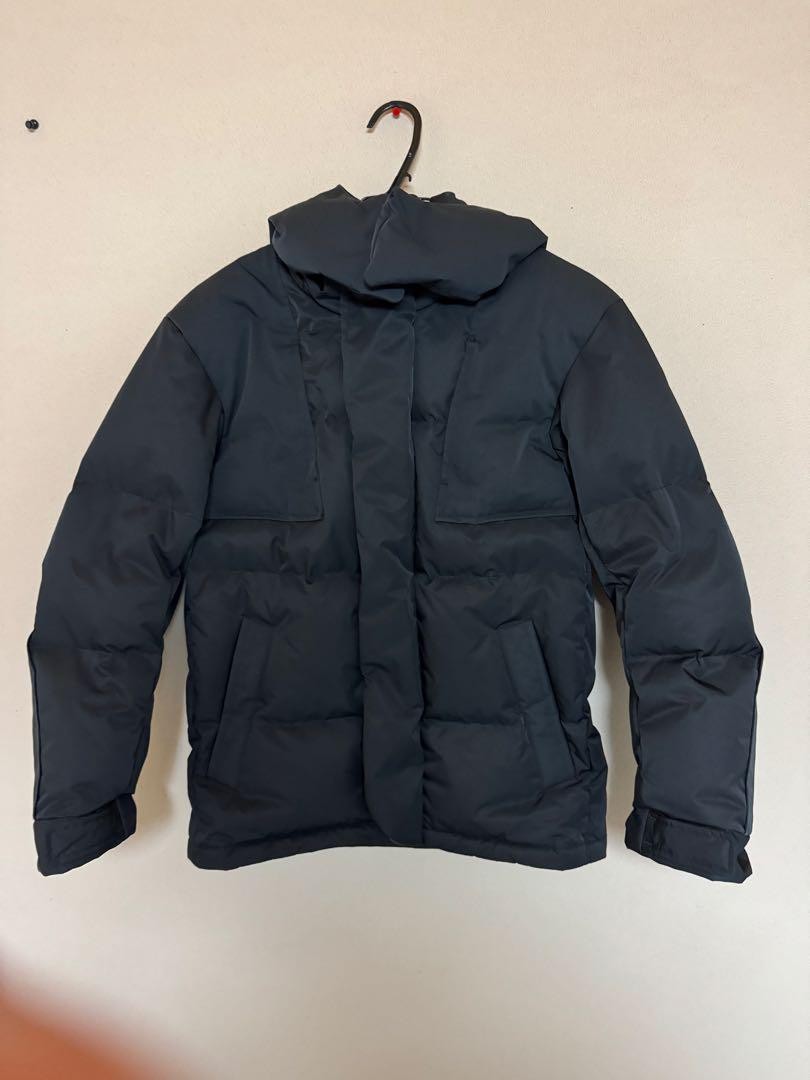 【関税&送料込み】Jil Sander Black Down Jacket With Hood I Uniqlo J x Jil Sander Black Down Jacket with Removable Hood