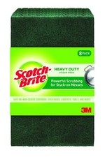 Scotch-Brite Heavy Duty Poly fiber Scouring pad 8 -Pack