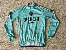 Bianchi Cycling Jersey Long Sleeves Mens Celeste Size 3XL