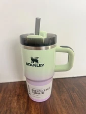 NEW Stanley x Target Hypnotic Green Halloween 20 oz Quencher Tumbler IN HAND