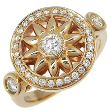 HARRY WINSTON FRDRRD1MWG Rosette Circle Winston Gate Ring K18 yellow gold/...